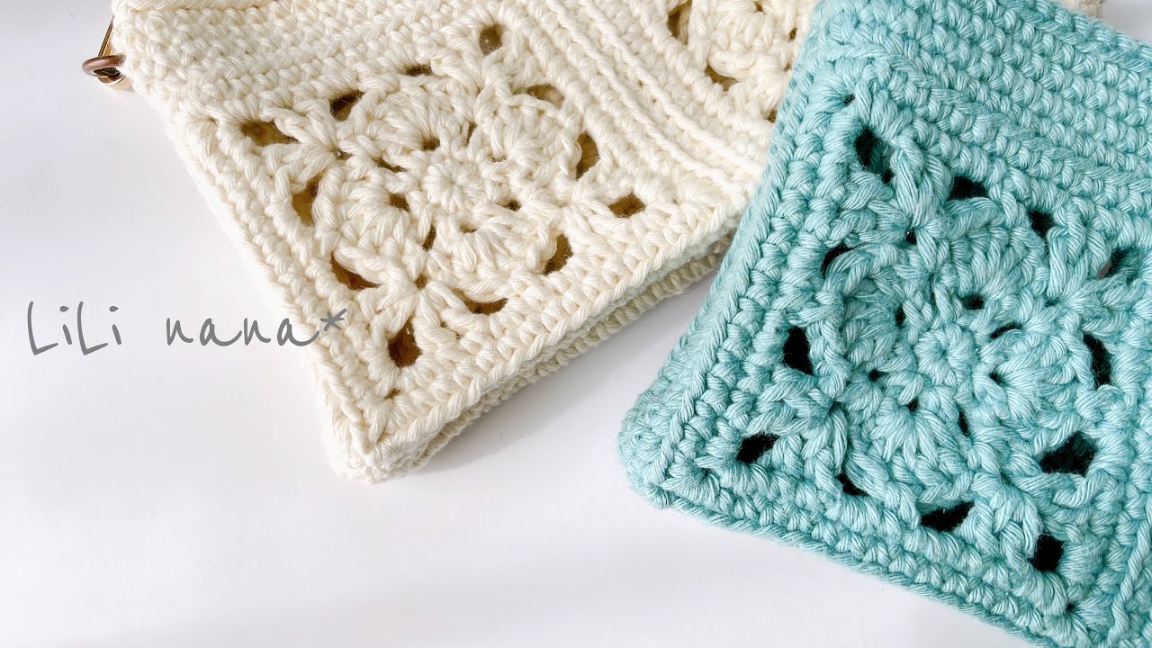 Spring Companion] Motif Pochette / How to Knit a Motif ① [Crochet