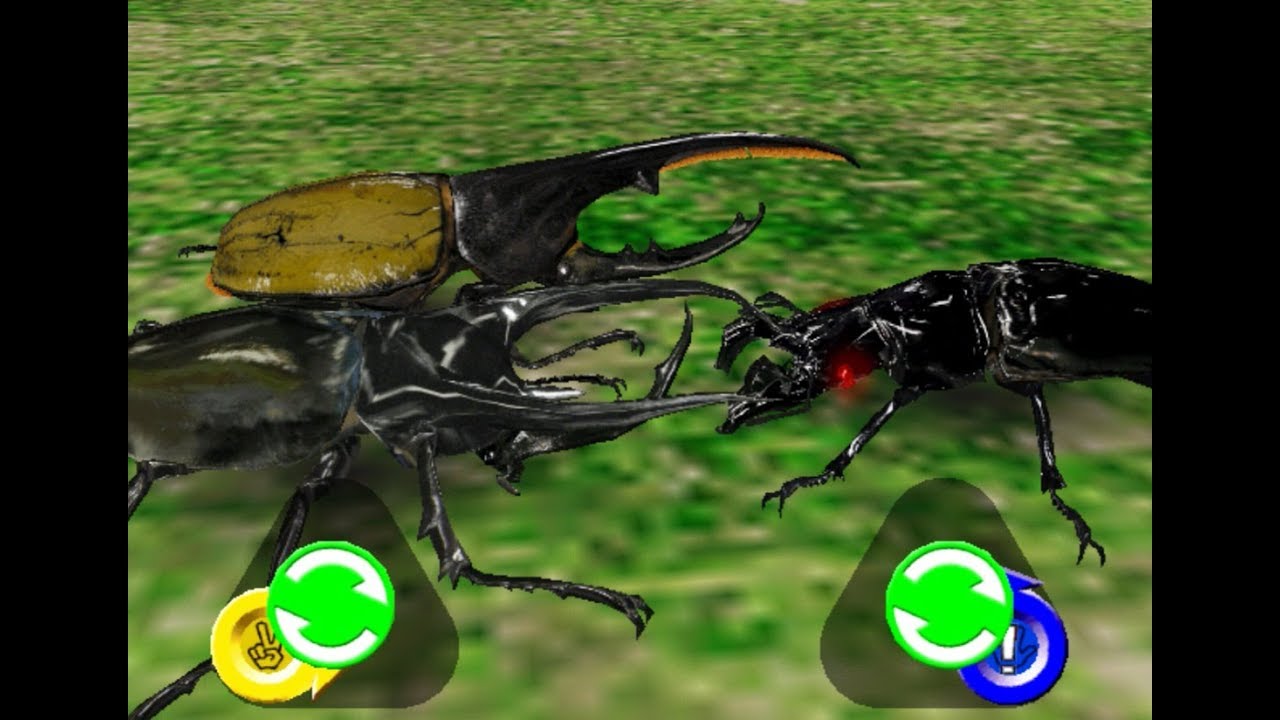 アーケード] 甲虫王者 ムシキング - コーカサス X ヘルクレス VS 熱帯