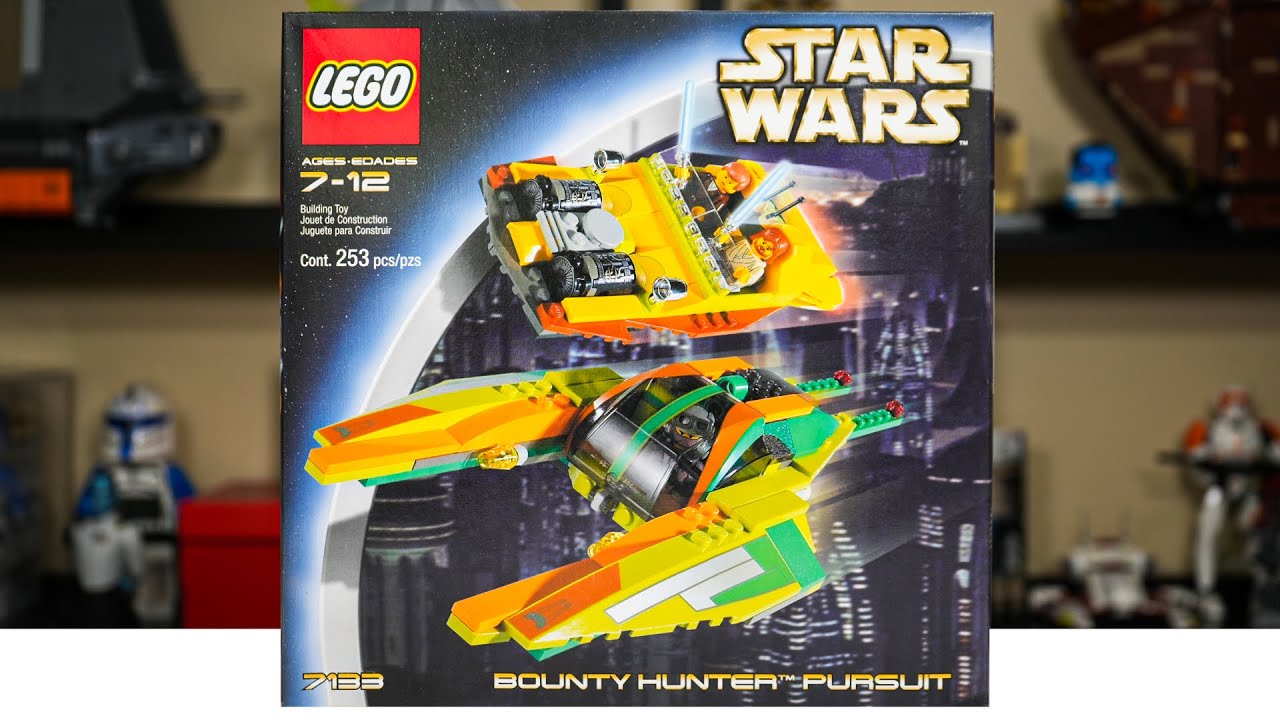 LEGO Star Wars 7133 BOUNTY HUNTER PURSUIT Review! (2002) - YouTube