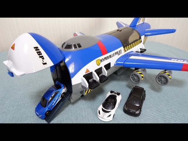 トミカ ハイパーブルーポリス カーゴジャンボ Tomica Car Toys - YouTube