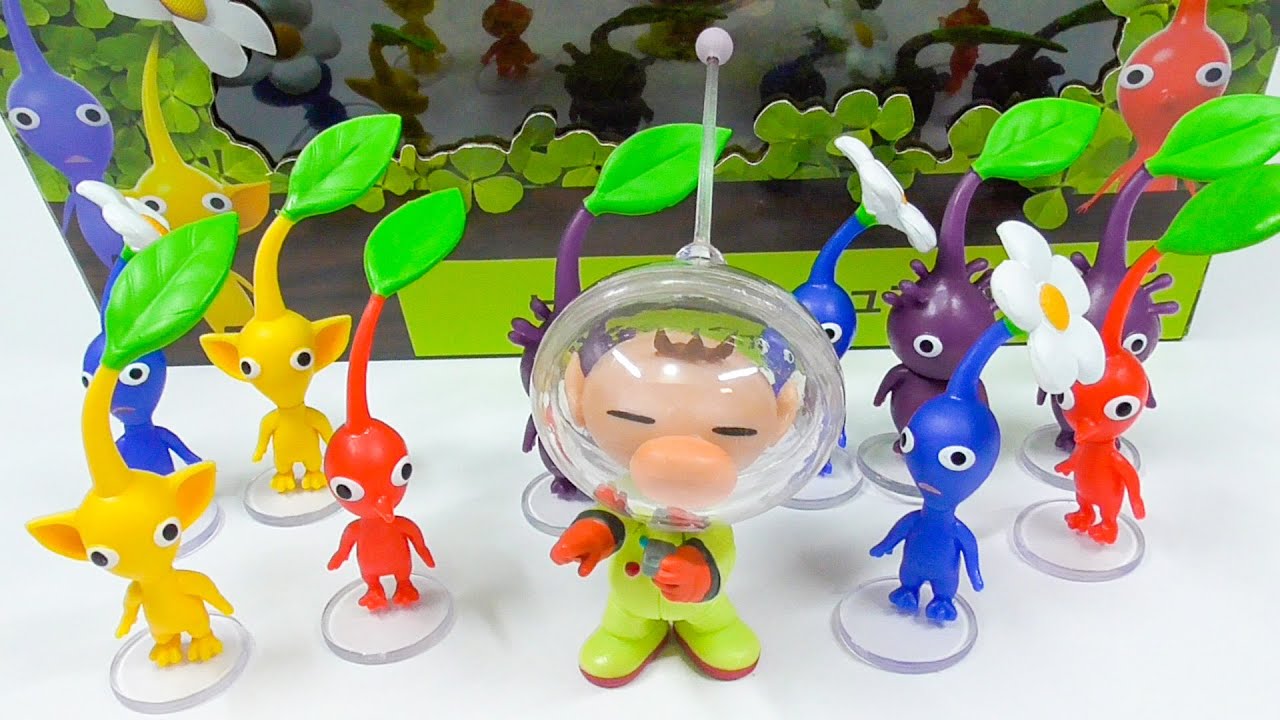 ピクミン フィギュアセット Pikmin Figure Set - YouTube