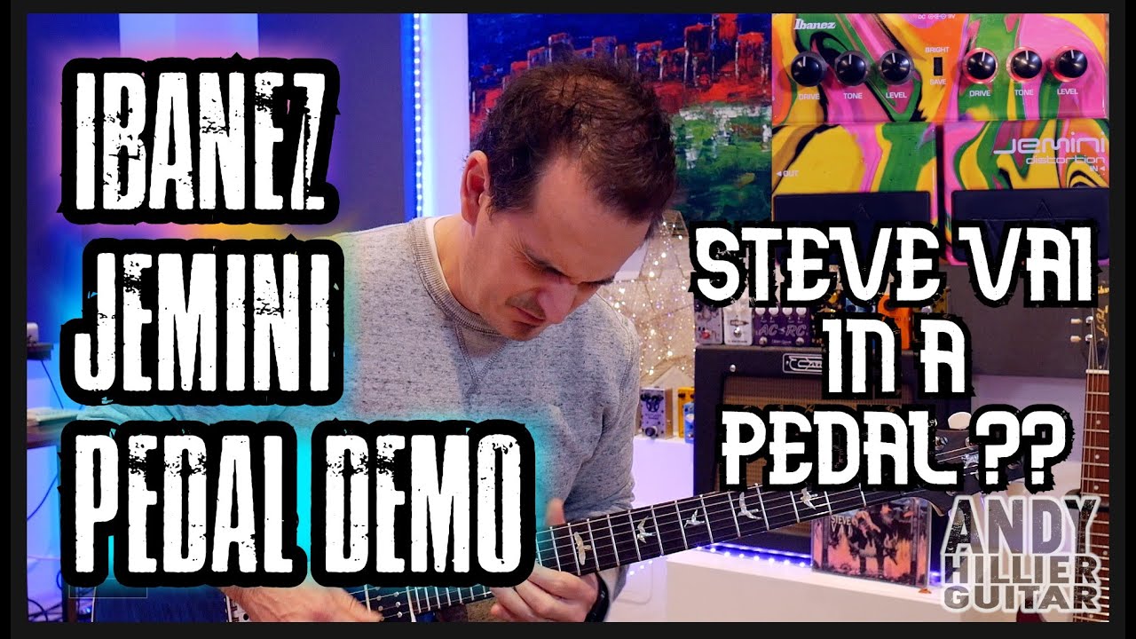 Steve Vai Ibanez Jemini Pedal Demo - YouTube