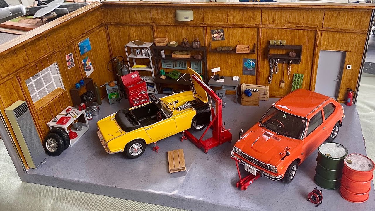 Garage & Tools (FUJIMI 1:24) - YouTube