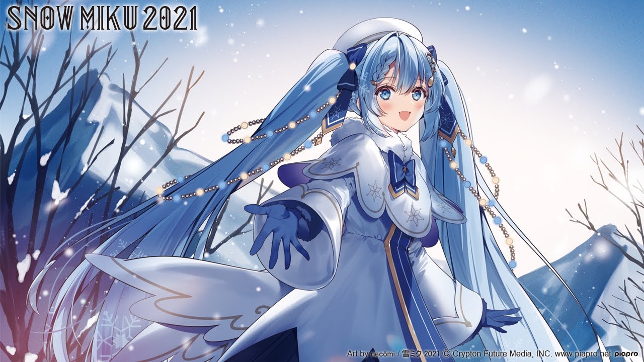 SNOW MIKU 2021 / パブミラー 初音ミク セカンドビジュアル ( Art by
