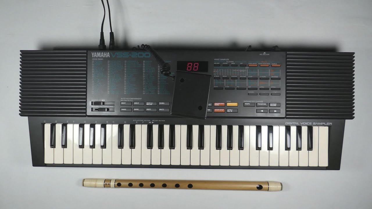 ヤマハ VSS-200 についてのビデオを作って、色んな楽器をサンプリング