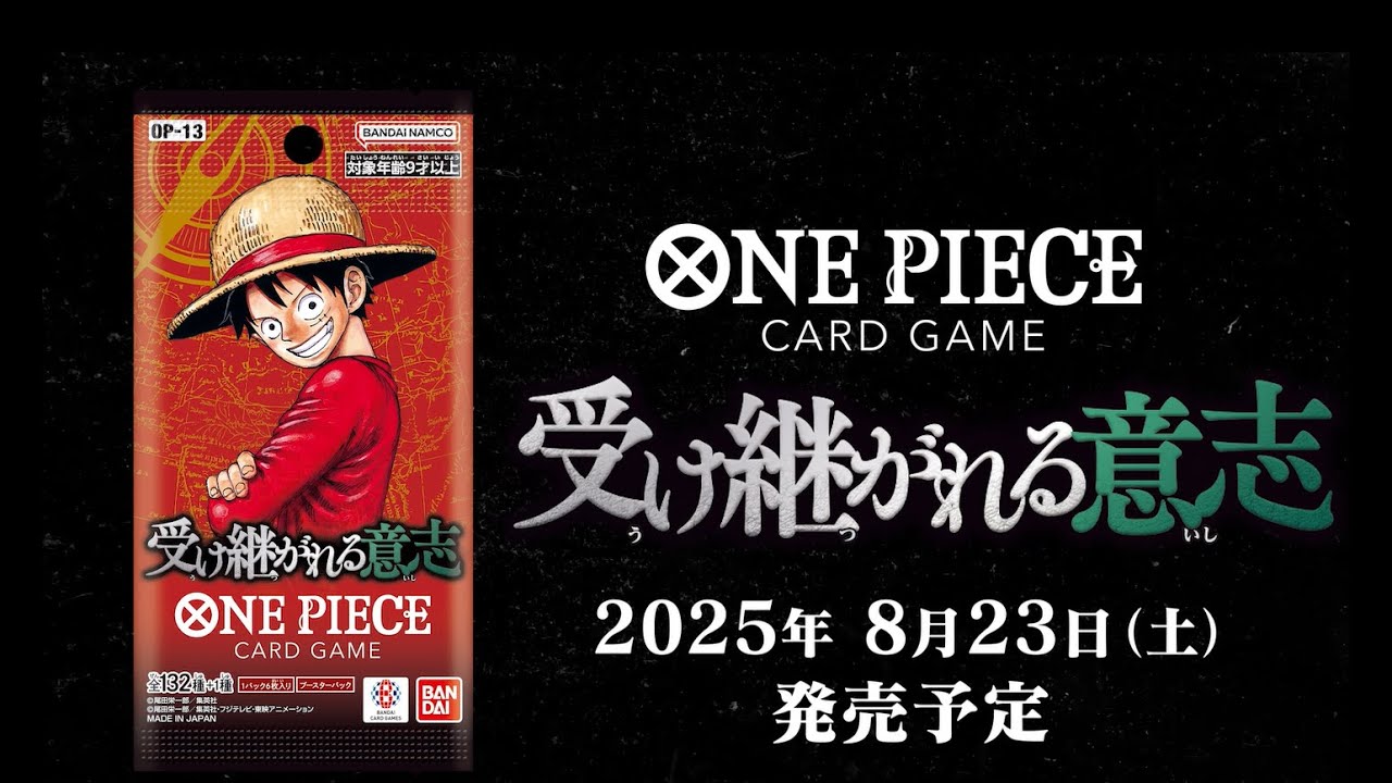 ONE PIECEカードゲーム ブースターパック 受け継がれる意志【OP-13