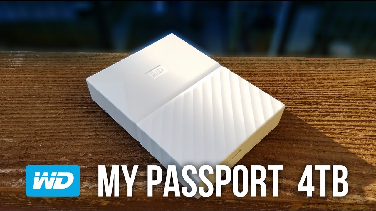 ポータブルHDD】ウエスタンデジタル My Passport 4TB レビュー - YouTube