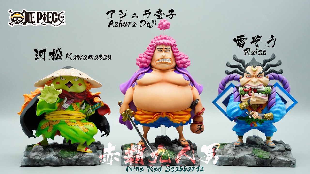 ☆One Piece Figures/ワンピース フィギュア☆アシュラ童子 & 河松