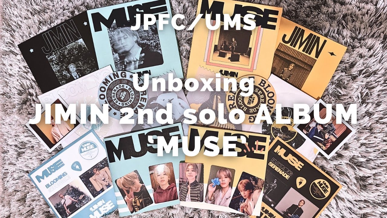 Unboxing】第1弾！JIMIN 2nd Solo Album'MUSE'(JPFC/UMS) - YouTube