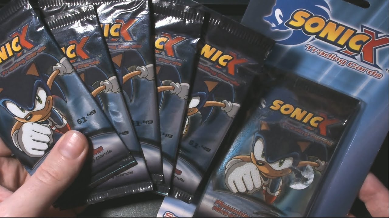 Opening Sonic the Hedgehog Trading Card Booster Packs From 20