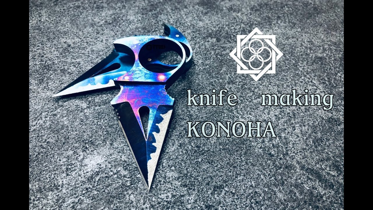 64チタン ナイフ KONOHA 製造映像 田村装備開発 （knife making