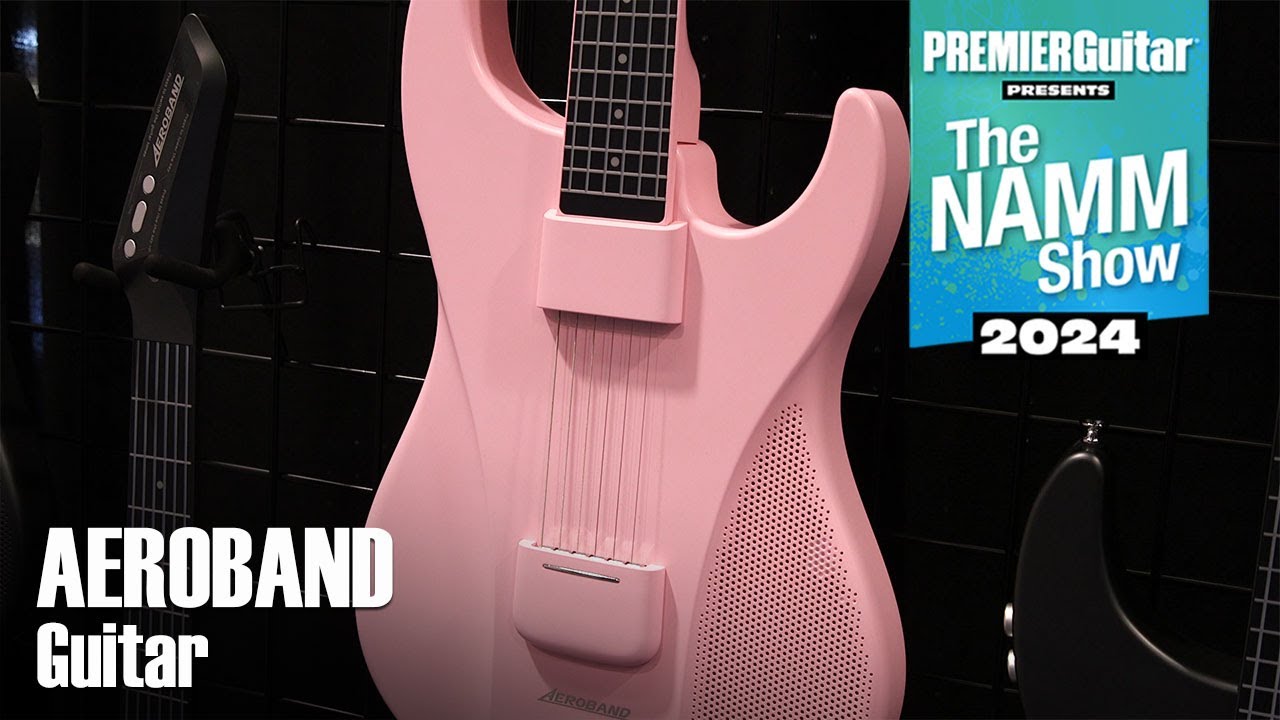 Aeroband Guitar Demo | NAMM 2024 - YouTube