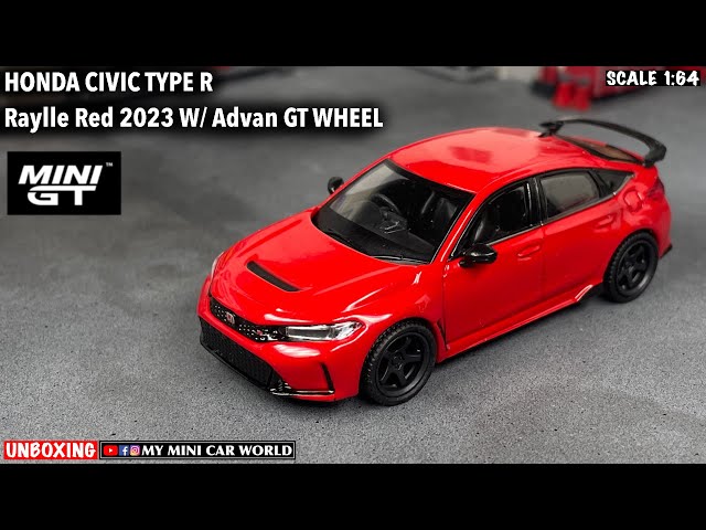 MY MINI CAR WORLD』UNBOXING MINI GT 1/64 HONDA CIVIC TYPE R
