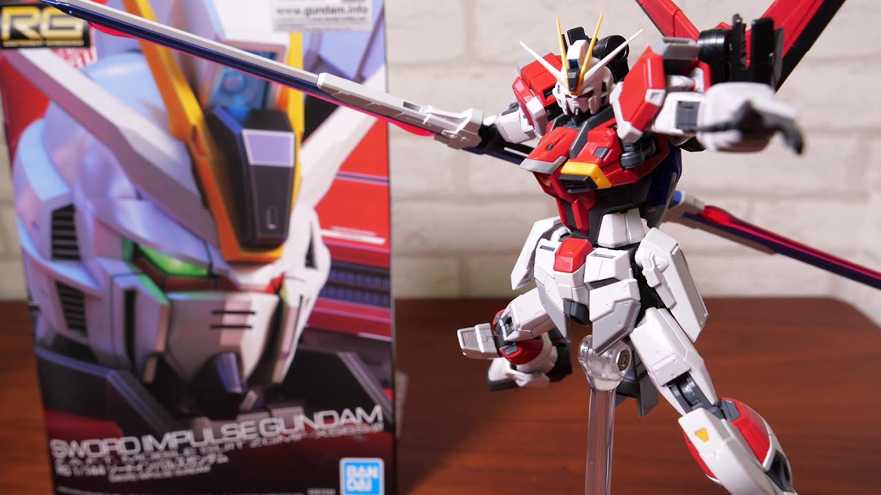 Gunpla] RG 1/144 Sword Impulse Gundam Review [Mobile Suit Gundam