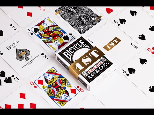 Bicycle x 1st Rider Back Black Deck Review - YouTube