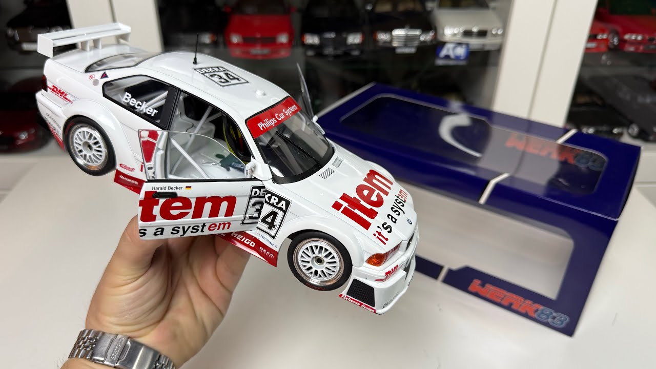 1:18 BMW 325i Coupe E36 DTM - Werk83 (Unboxing) - YouTube