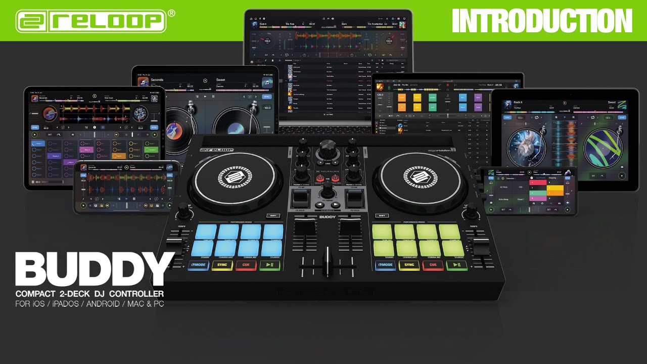 Reloop Buddy Compact 2-Deck djay Controller for all platforms