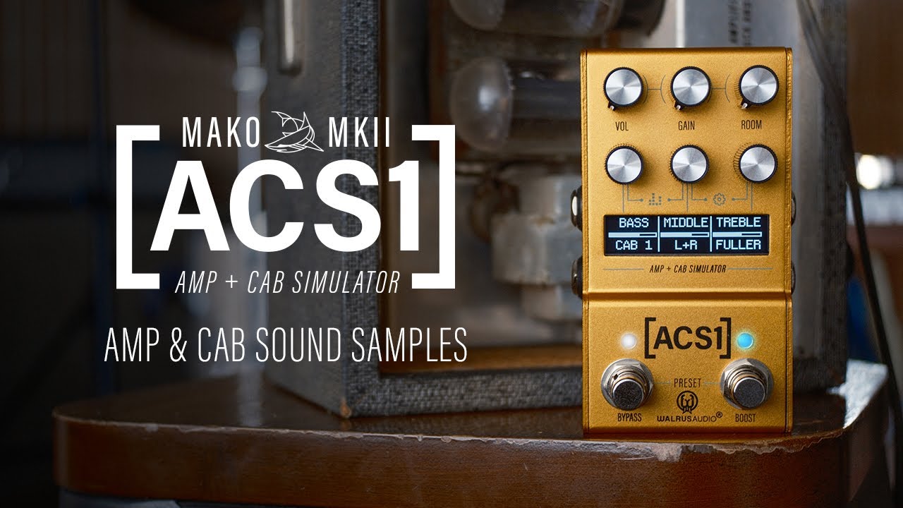 Mako Series MKII: ACS1 Amp + Cab Simulator | WALRUS AUDIO