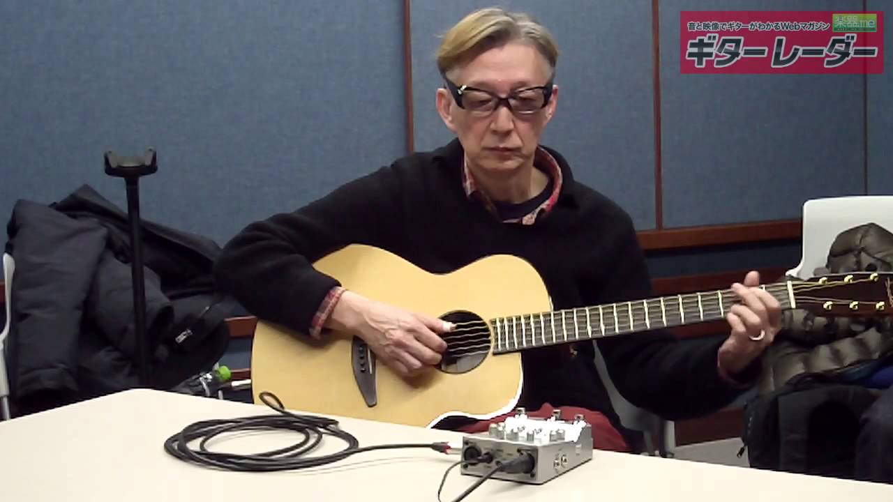 ZOOM「A3」を徳武弘文が試奏／多彩な機能を持つオールインワンペダル