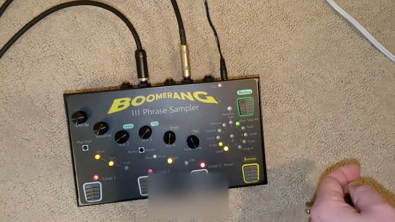 My First Boomerang III Phrase Sampler Loop - YouTube