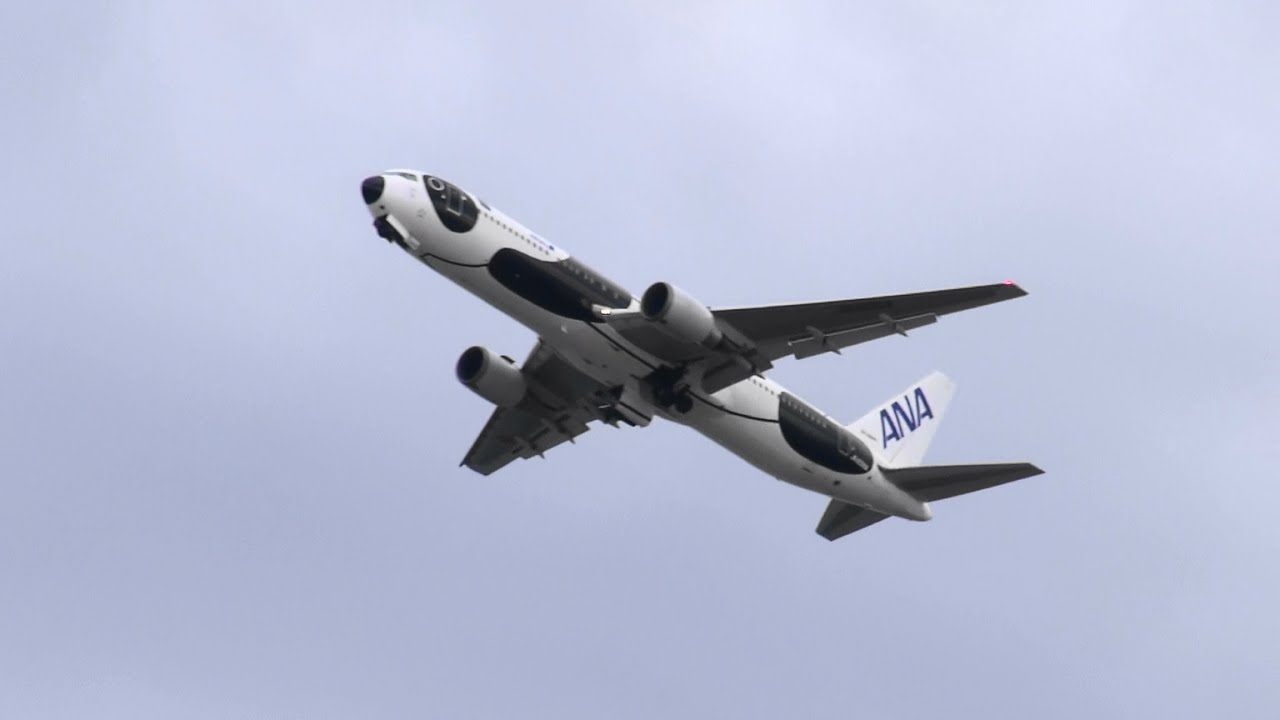 Full HD】ANA B767-300 JA606A Fly! パンダ 関西空港離陸 - YouTube