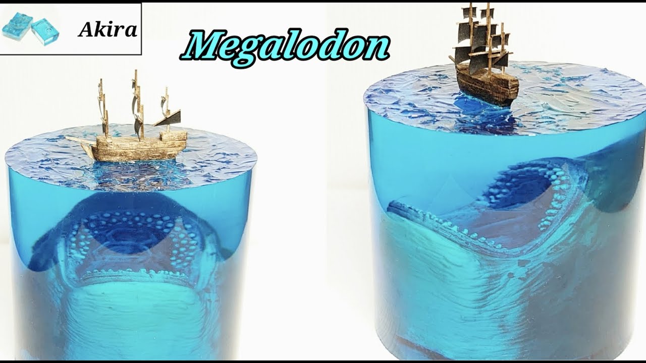 Megalodon RESIN ART / メガロドン【レジン】 - YouTube