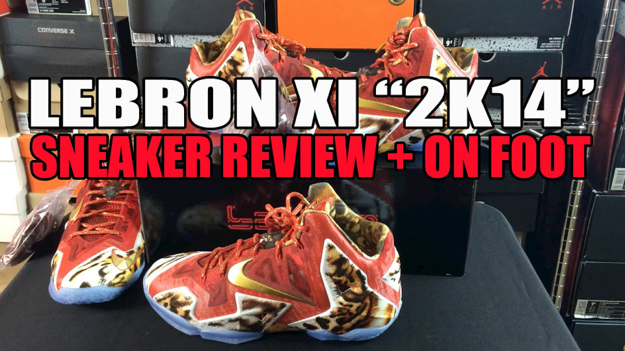 NBA2k14 Nike Lebron 11 (XI) Review & On Foot (Why Tiger Print
