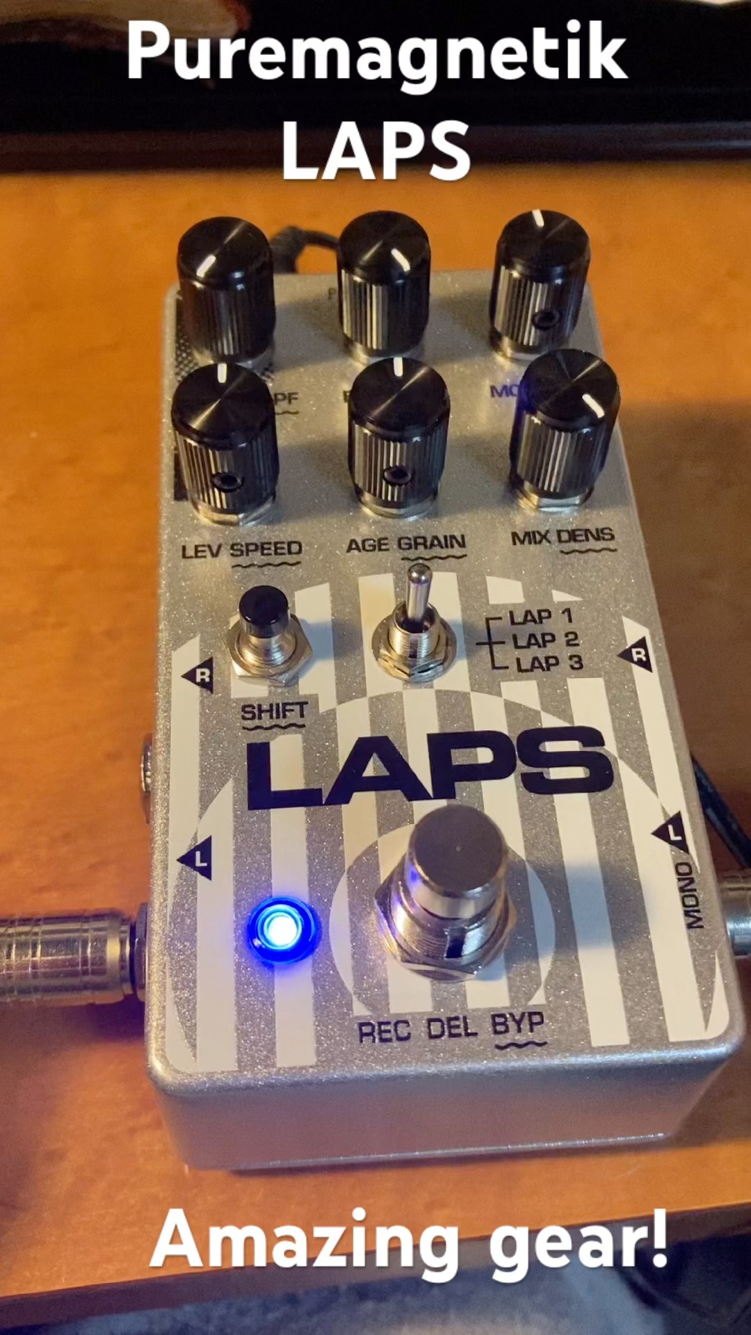 Puremagnetik LAPS #guitarpedals #soundinstallation #improvisation