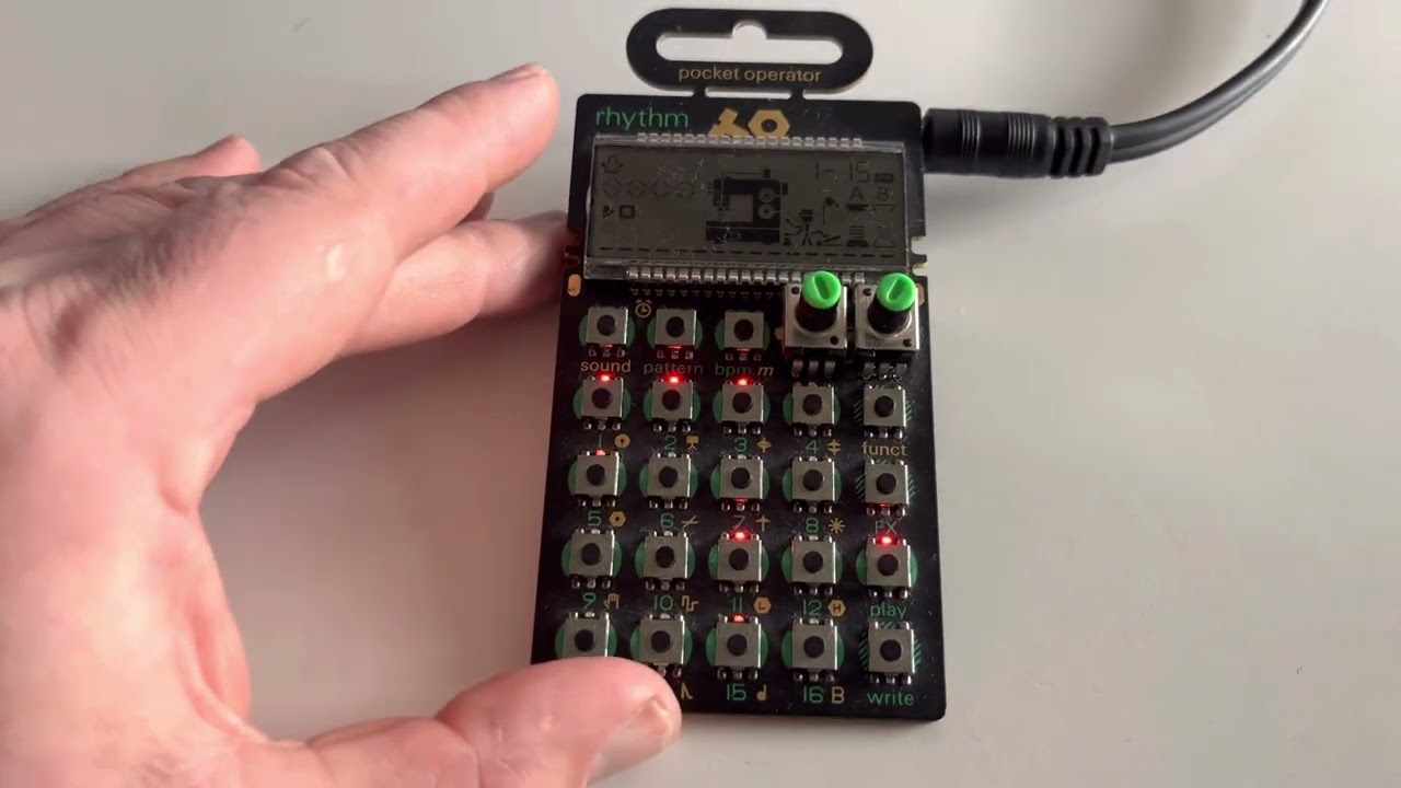 Pocket Operator Po 12 Rhythm Solo Jam - YouTube
