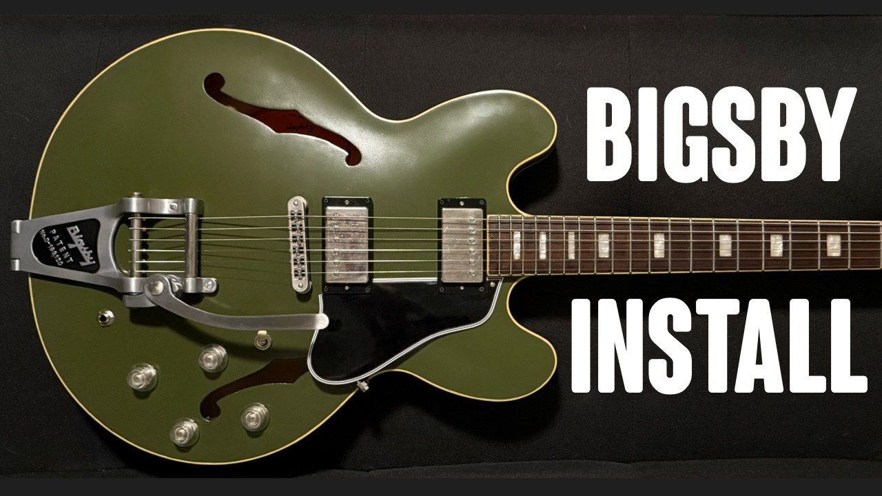 Bigsby B7 Installation - No Vibramate! (Epiphone to Gibson Chris