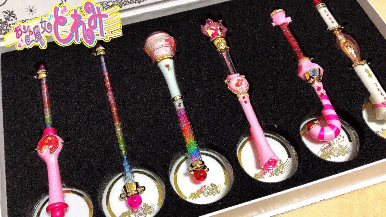 ojamajo doremi happy lucky poron premium set review - YouTube