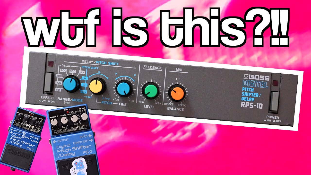 the forgotten rack unit that inspired the boss ps-2 & boss ps-3