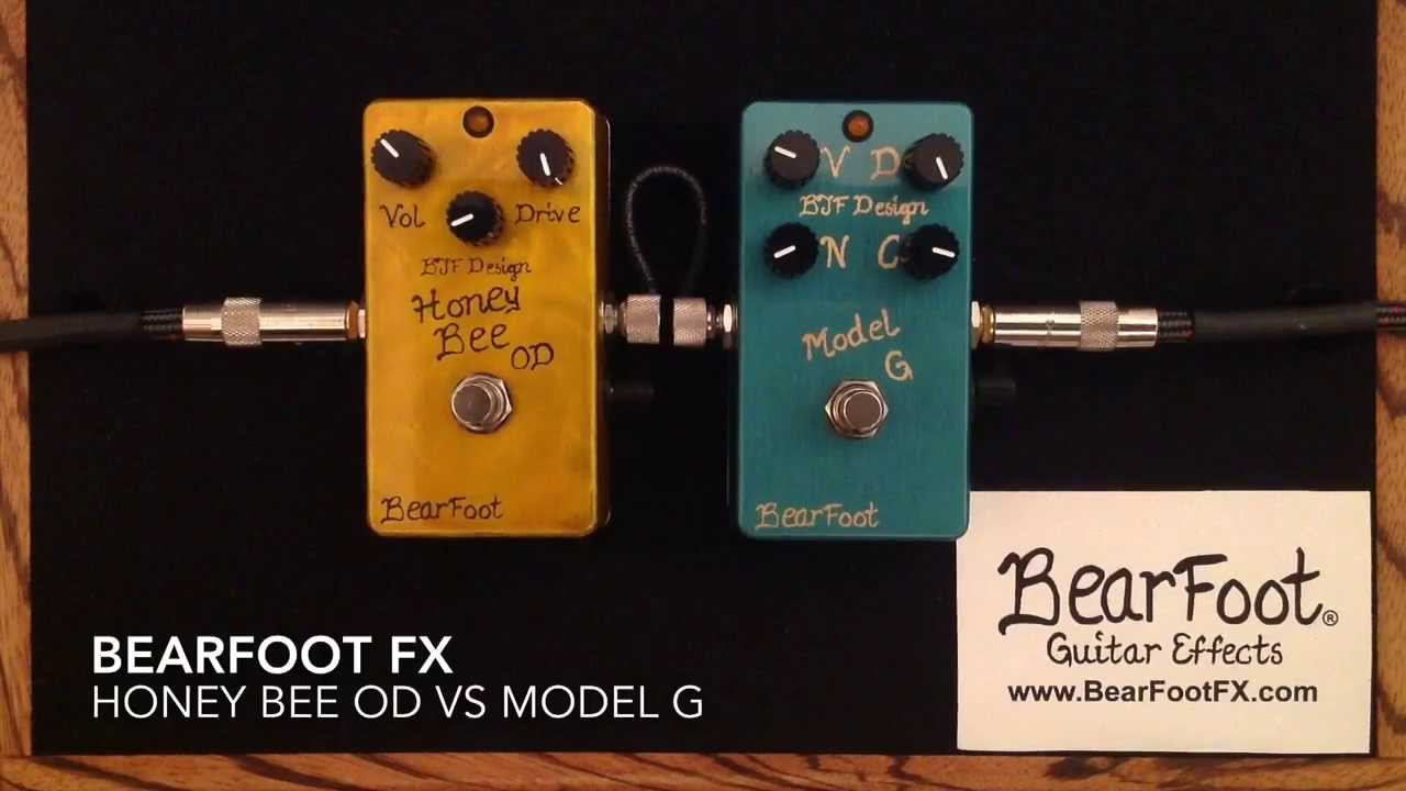 Bearfoot fx Honey Bee and Model G - YouTube