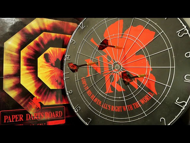 未使用 エヴァンゲリオン NERV ダーツボード ハードダーツ ASUKA 廃盤