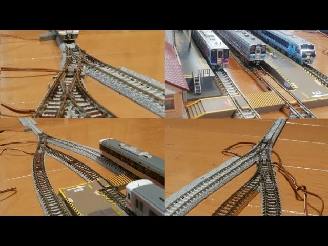 N gauge] Overpass set - YouTube