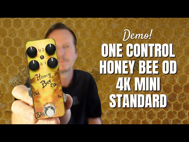 One Control - Honey Bee OD 4K Mini Standard - Pedal Demo! - YouTube