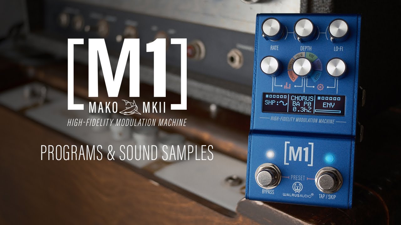 Mako Series MKII: M1 High-Fidelity Modulation Machine | WALRUS AUDIO