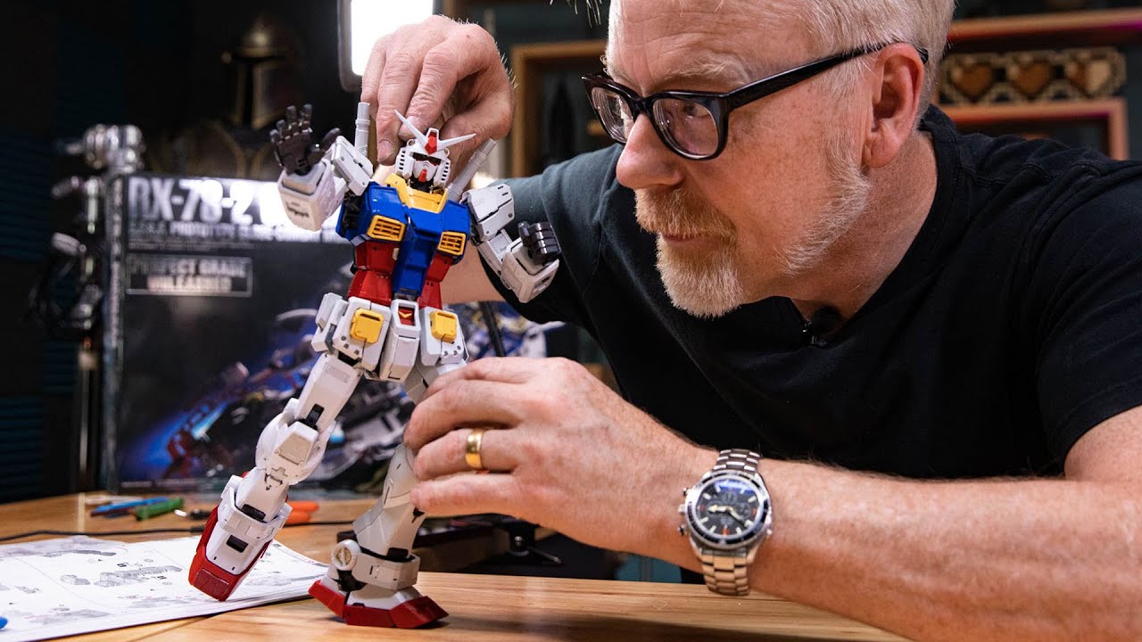 Adam Savage's First Gundam Build—RX-78-2 Perfect Grade Unleashed
