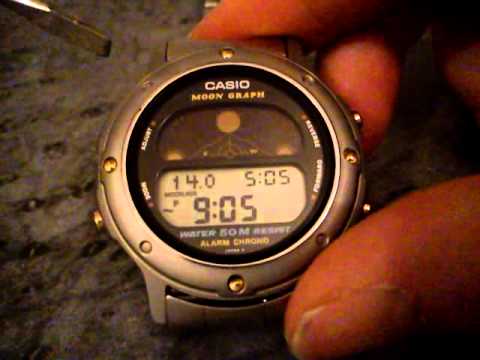 Casio GMW-51 Moon Graph Vintage Digital Watch - YouTube
