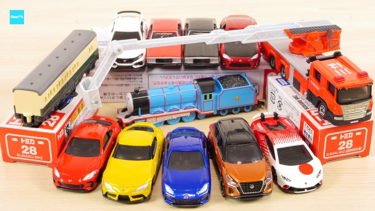 Super cool ladder truck! 11 new Tomica models: BRZ Supra Long