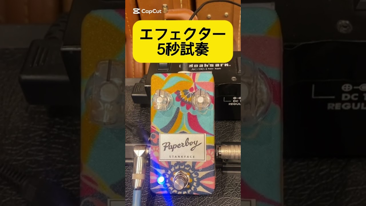 エフェクター5秒試奏】paperboy pedals / stank face fuzz silicon