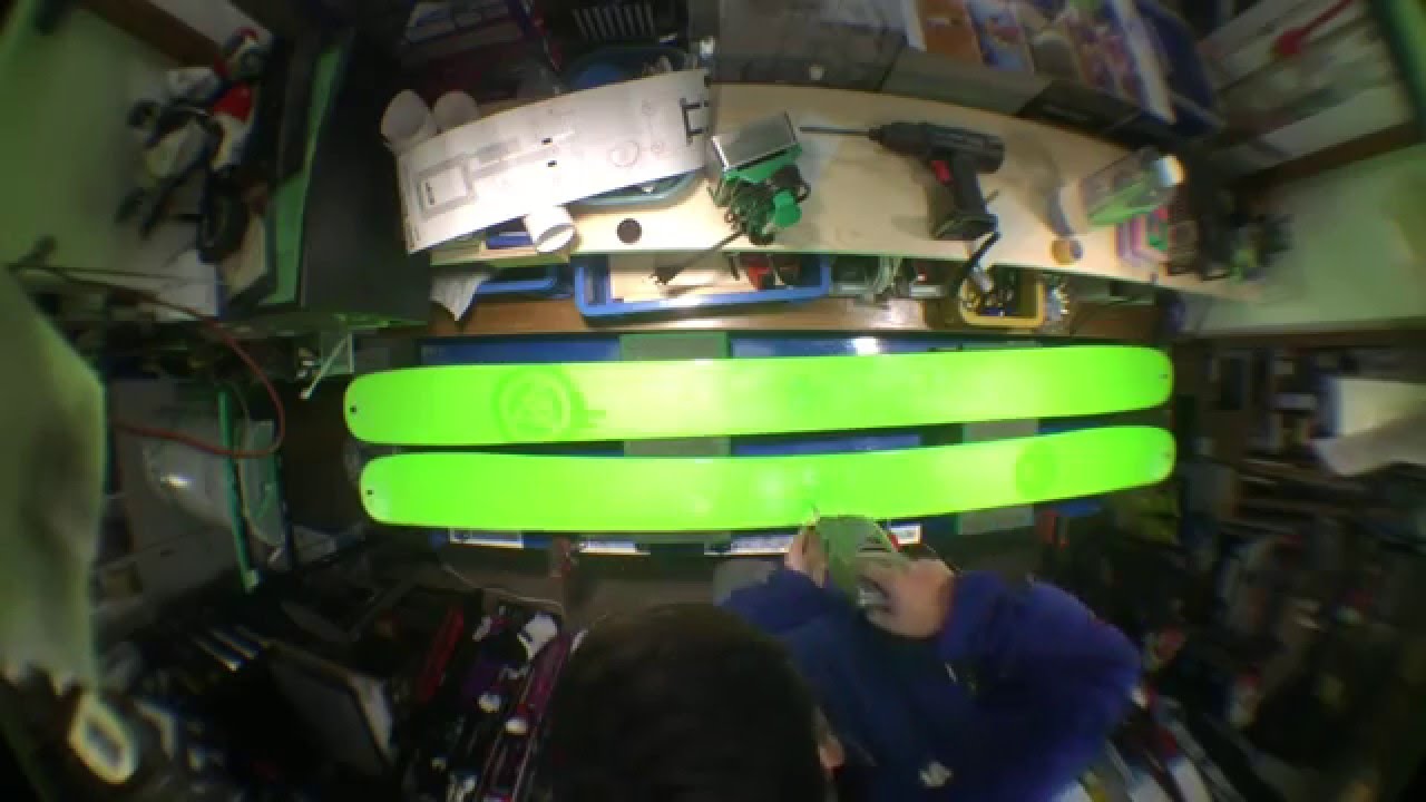 紙ゲージを使用した取付け スキー ビンディング 取り付け K2 マーカー