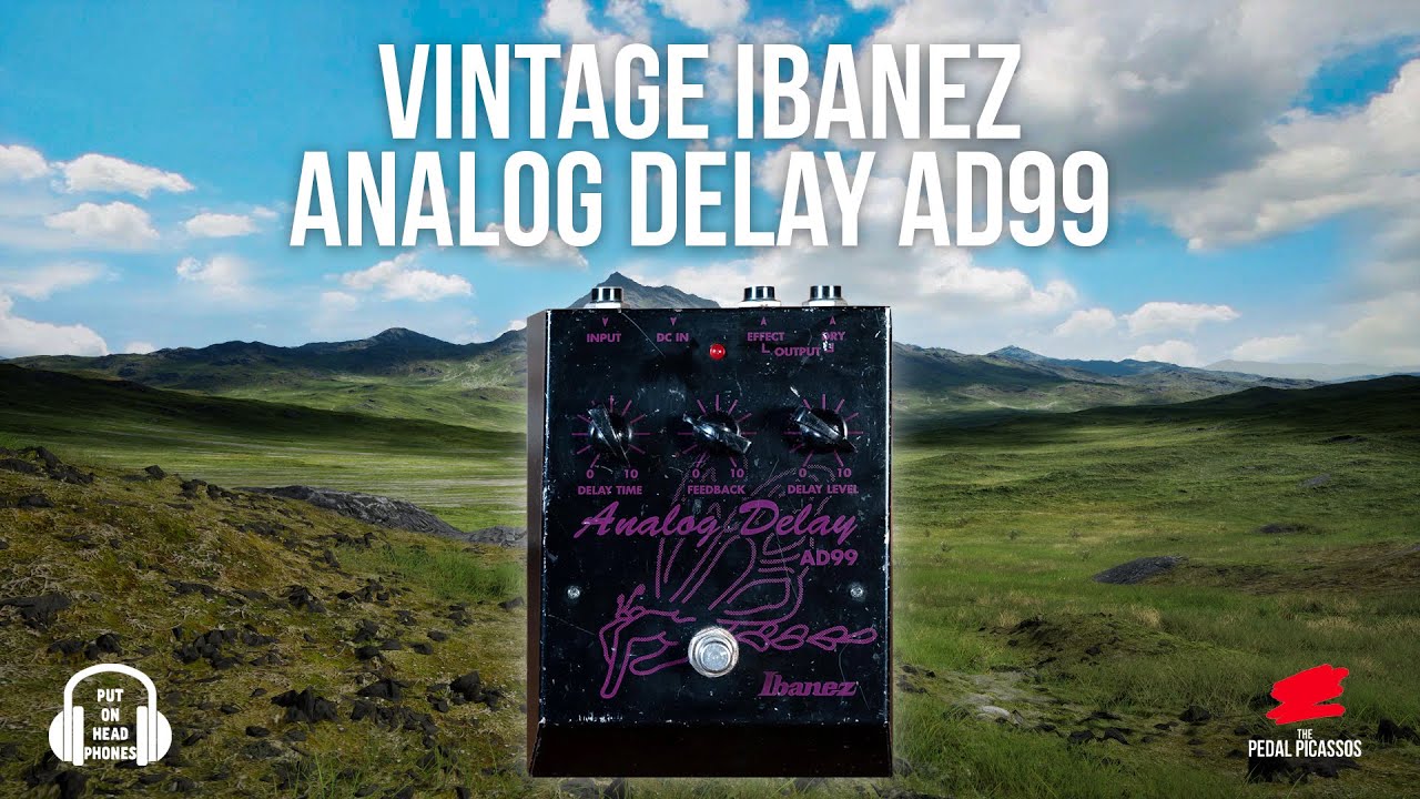 Vintage Ibanez AD99 analog delay - YouTube
