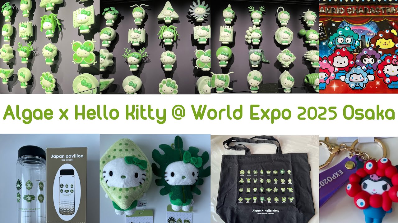 What I've bought in Japan Trip 1 Algae x Hello Kitty @ World Expo