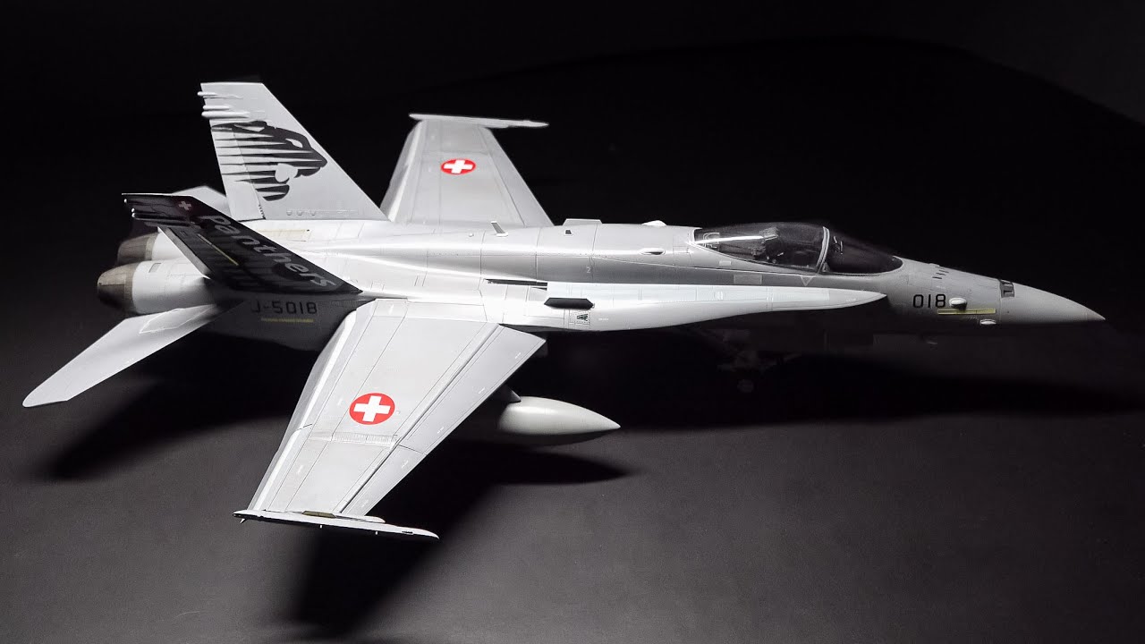 Kinetic Gold 1/48th F/A-18 Swiss Panthers | Build Video - YouTube