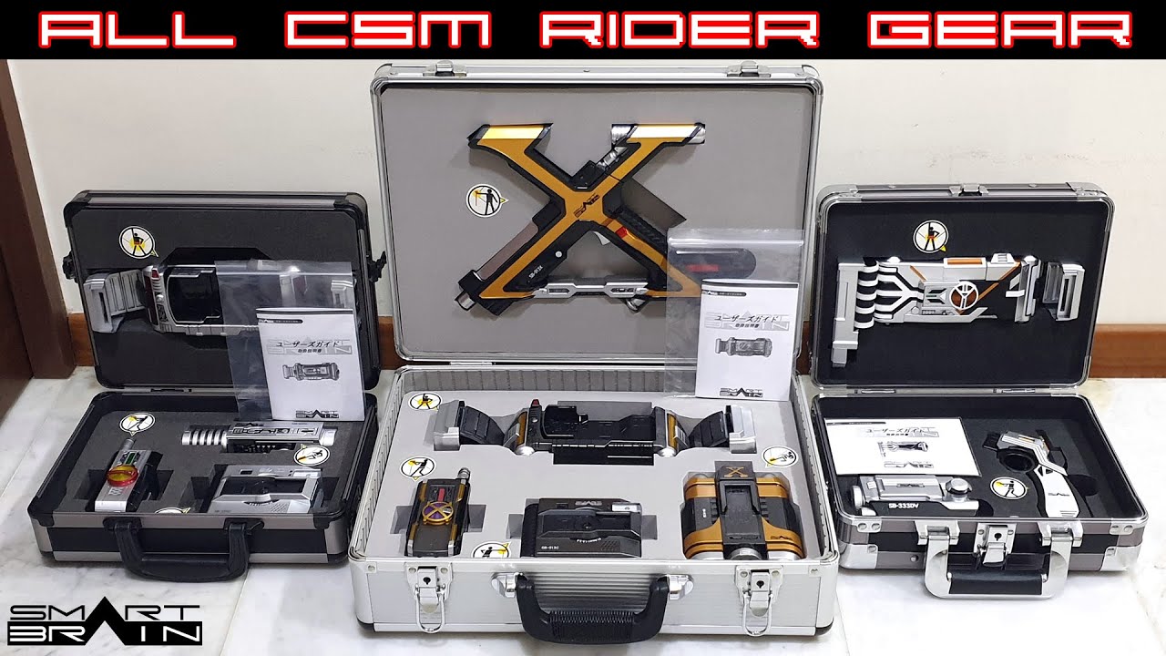 全仮面ライダー555 CSMライダーギアとギアボックス紹介【ファイズ