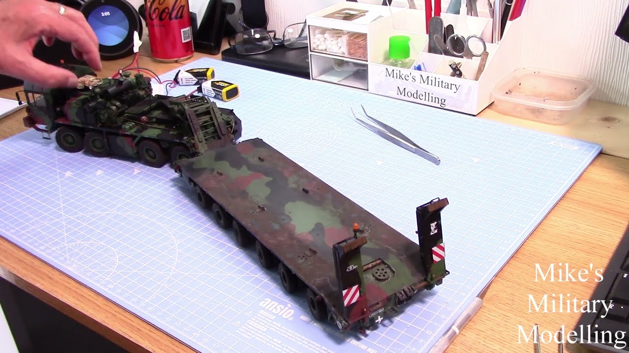 Faun SLT 56 Tank Transporter. (Part 6 The Finished Trailer). - YouTube