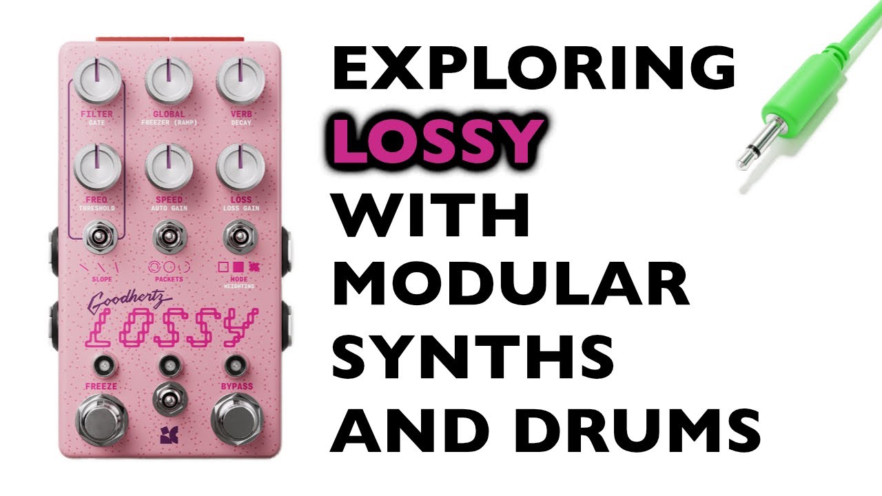 Exploring the Chase Bliss Lossy guitar pedal with Eurorack modular