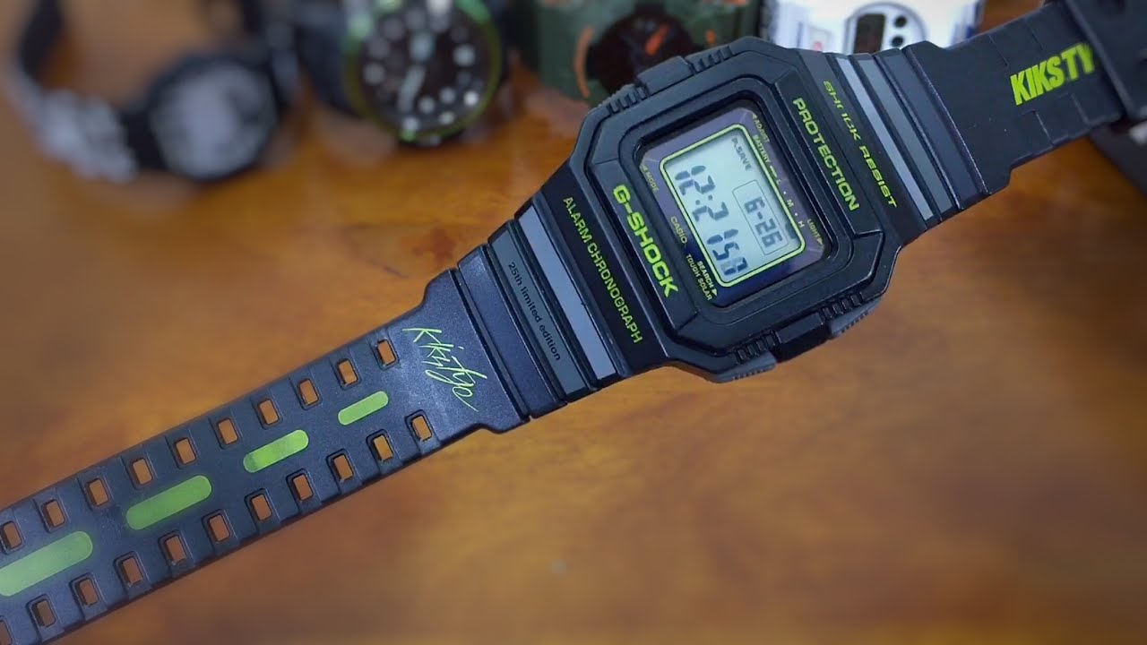 G-Shock 25th Anniversary G-5500 KIKS TYO collab limited edition