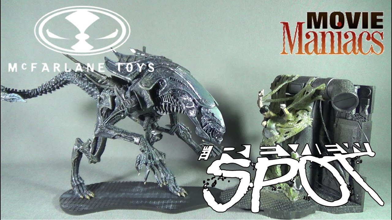 McFarlane Toys Movie Maniacs Aliens Queen Deluxe Box Set Review